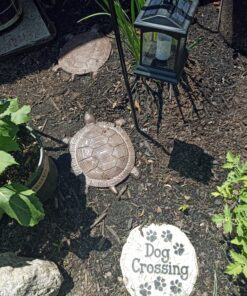 Sunset Vista Designs Cast Iron Turtle Garden Stepping Stone, 13-Inch long 20 81APoOQyc L