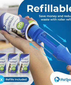PetLovers Extra Sticky Lint Roller Mega Value Set 450 Sheets for Pet Hair Removal, Dog and Cat Lint Remover 5 Pack 22 81ARhYa1jvL