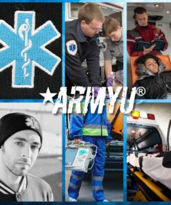 Army Universe Black EMS EMT Emergency Medical Star of Life Knit Winter Acrylic Watch Cap Hat 12 81ASbQzNSKL