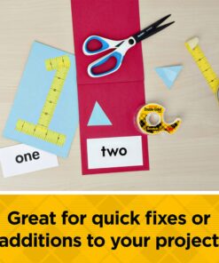 Scotch Double Sided Tape, 0.50 in. x 900 in., 1 Dispenser and 6 Refill Rolls/Pack 1/2 x 900 in 20 81ATNuoU6L