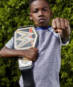 Alternative view of WWE Championship Role Play Kids Title Belt, Authentic Styling with Adjustable Belt Ages 6 Years Old & Up (Amazon Exclusive) Frustration-Free Packaging