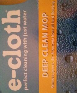 E-Cloth Deep Clean Mop, Microfiber Mop, Perfect Floor Cleaner for Hardwood, Laminate, Tile and Stone Flooring, Washable and Reusable, 100 Wash Promise Old Version 62 81AVSoa0MXL