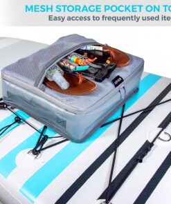 SUP-Now Paddleboard Accessories Cooler & Deck Bag in One V2 Gray 25 81AXRhFJUVL