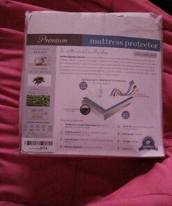 SafeRest 100% Waterproof Full Size Mattress Protector - Fitted with Stretchable Pockets - Machine Washable Cotton Mattress Cover for Bed - Perfect Bedding Airbnb Essentials for Hosts 37 81AXjIcdHiL 1