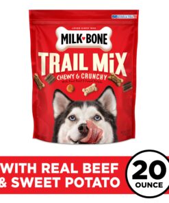 Milk-Bone Trail Mix with Real Beef & Sweet Potato Dog Treats, 20 Ounces 20 Ounce (Pack of 1) 26 81AYdWx u L 1