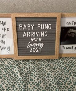 Oak letters Best Friend Picture Frame with Customizable Letter Board | Cute & Meaningful Personalized Picture Frame for Mom, Bff, Besties, Sister, Aunt, Cousin | Memorial picture frame Standard Natural Oak 28 81Aa8cO9wWL