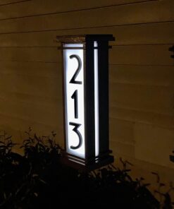 Hy-Ko Products FM-6/3 Floating House Number 3 (THREE) 6" High, Black, 1 Piece 42 81AaJDaHEZL