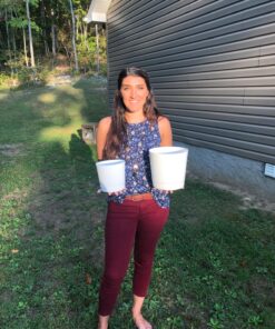 Novelty Majestic Full Depth Round Cylinder Pot, Glossy White, 6-Inch (10062) 32 81AaY07UIvL