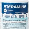 Steramine Quaternary Sanitizing Tablets, Case of 6 20 81AbX3L1HES