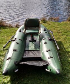 Sea Eagle 285 Frameless Inflatable 9’ Pontoon Fishing Boat - 1 Person- Lightweight, Portable-Perfect for Hunting & Fishing-Sets up in 5 Minutes 285fpb Frameless Fishing Boat Pro Package 55 81AccpyitbL