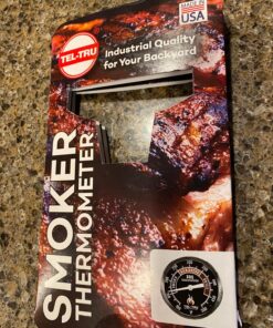 Tel-Tru BQ300 Barbecue Thermometer, 3 inch Black dial with Zones, 4 inch stem, 100/500 Degrees F 63 81AdRPfsinL