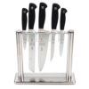 Mercer Culinary M20000 Genesis 6-Piece Forged Knife Block Set, Tempered Glass Block,Black 6-Piece Glass Block 2 81AdvwnHZpL