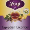 yogi egyptian licorice tea bags - 3 pack with 16 bags in each 16 Count (Pack of 3) 8 81AgRcoknlL