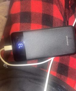 Charmast Portable Charger, USB C Battery Pack, 3A Fast Charging 10400mAh Power Bank LED Display, Slim Portable Phone Battery Charger for iPhone 13 12 11 X 8 7 Samsung S21 S20 Google LG OnePlus iPad Black 42 81Agy6EI L