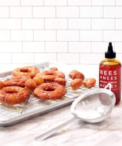 Bees Knees Meyer Lemon Honey, 12.5 oz, Pure Honey with Citrus, Gluten Free, Paleo Friendly Wildflower Natural Honey for Tea, Cooking, Food Gifts, Unique Gifts 13 81Ahhwp23LL