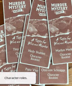 University Games Murder Mystery Party - A Taste for Wine & Murder, Multicolor (33202) A Taste for Wine and Murder 48 81AhsBlGxvL 1