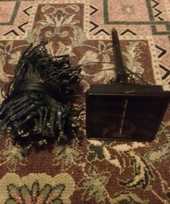 VMANOO Solar Christmas Lights 72 Feet 22 Meter 200 LED 8 Modes Fairy String Lights for Outdoor, Gardens, Homes, Wedding,Party,Lawn,Tree,Gift,Waterproof(Warm White) 1 PACK Warm White 40 81AiUuZ0LHL