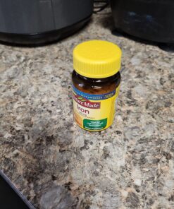 Nature Made Iron 65 mg (325 mg Ferrous Sulfate) Tablets, Dietary Supplement for Red Blood Cell Support, 180 Tablets, 180 Day Supply Unflavored 180 Count (Pack of 1) 36 81AkVB205EL