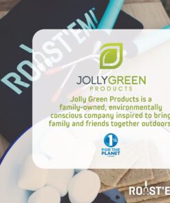 Jolly Green Products Rotating Marshmallow Roasting Sticks | Set of 5 Telescoping Forks - Free Bag | Safe, Fun Smores & Hot Dog Stainless Steel Long Camping Skewers | Campfire BBQ Cookware Accessories 28 81AklehUtML