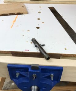 Yost Vises M9WW Rapid Action Woodworking Vise | Quick Release Lever for Quick Adjustments | 9 Inch Jaw Width | Made with Heavy-Duty Cast Iron | Blue Yost M9WW 96 81Al50ddC8L