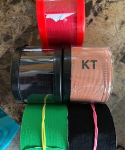 KT Tape, Pro Synthetic Kinesiology Athletic Tape, 20 Count, 10” Precut Strip Jet Black 41 81Amb0YRrdL