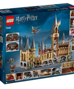 LEGO Harry Potter Hogwarts Castle 71043 Building Set - Model Kit with Minifigures, Featuring Wand, Boats, and Spider Figure, Gryffindor and Hufflepuff Accessories, Collectible for Adults and Teens Standard 53 81AmwD2ciaL