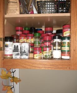 Seville Classics Bamboo Premium Wood 3-Tier Step Shelf Spice & Seasoning Storage Rack Organizer for Kitchen, Cabinet, Countertop, Pantry, Bathroom, Salon, Expandable 8.5"-15" W Expandable 8.5" - 15" W 34 81AnJqgYIUL 1