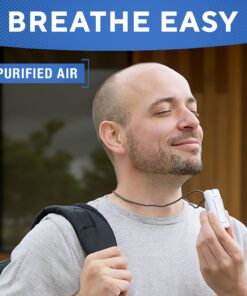 AirTamer A302 | Small Personal and Portable Air Purifier | Lithium Battery Operated | New Electrostatic Purification Technology, Proven Performance, Metal Travel Case 12 81AnhlwP7aL