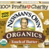 Newman's Own Organics Microwave Popcorn, Touch of Butter, 8.4oz (Pack of 12) 8.4 Ounce (Pack of 12) 8 81AnkcDxYL