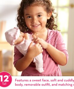 Alternative view of Melissa & Doug Mine to Love Jenna 12" Soft Body Baby Doll With Romper, Hat - Washable Doll Accessories, First For Toddlers 18 Months And Up