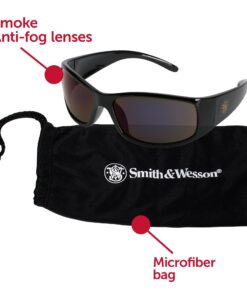 Smith & Wesson Elite Safety Glasses (21303), Smoke Lenses, Black Frame, Unisex Sunglasses for Men and Women 10 81ApU2sVf0L