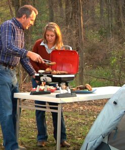 Cuisinart CGG-180T Petit Gourmet Portable Tabletop Propane Gas Grill, Red 17.6 x 18.6 x 11.8-Inch Petit Gourmet Tabletop Gas Grill, Red 39 81ArFDIVJsL