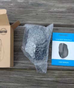 TECKNET Bluetooth Mouse, Wireless Mouse with 6 Buttons, 5 Adjustable DPI Levels, 24 Month Battery Life, Ergonomic Computer Mouse for Laptop, Computer, Mac, PC, Windows, Chromebook, Notebook Grey 69 81ArOz4jAL