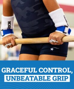 Gibson Rainbow Gymnastics Hand Grips, MADE IN USA Large Blue 19 81AsXH0sZ6L