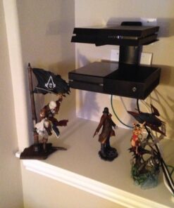 VideoSecu 2 Shelf DVD DVR VCR Wall Mount Bracket Component Shelf for DVD Player DDS Receiver Video Audio Cable Box MDVD04B WP6 38 81AsvU KqL