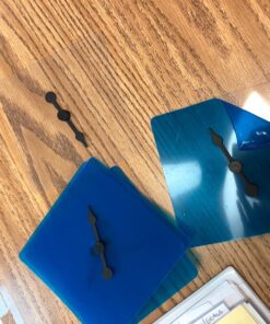 Learning Advantage Transparent Spinners - Set of 5 - Math Game Spinner - Dry Erase Surface for Multiple Uses 20 81At0Q2018L