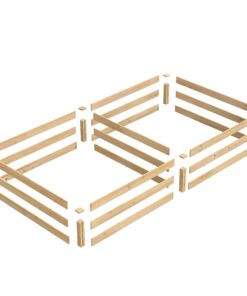 Greenes Fence Best Value Cedar Raised Garden Bed, 4' x 8' x 10.5" - Made in USA with North American Cedar 48" W x 96" L x 10.5" H 22 81AvPUU SBL