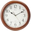 Seiko Wall Clock Quiet Sweep Second Hand Dark Brown Solid Oak Case 30 81AwLzYpm7L
