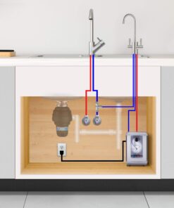 Ready Hot 41-RH-200-F560-CH Instant Hot Water Dispenser System, 2.5 Quarts, Manual Dial Dual Lever Hot and Cold Water Faucet Polished Chrome Manual Hot & Cold 23 81Awt9aOZ9L