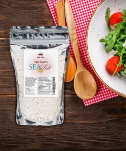 Mediterranean Sea Salt, Extra Coarse Grain 1 lb. 1.00 Pound (Pack of 1) 21 81Ax7WAsN0L