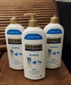 Gold Bond Healing Hydrating Lotion, 20 oz., With Aloe, Moisturizes, Immediate 24-Hour Hydration 20 Ounce (Pack of 1) 32 81AxCMw9lAL