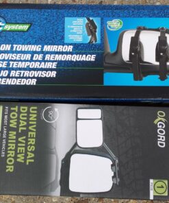 Fit System 3891 Deluxe Universal Clip-on Trailer Towing Mirror 54 81Ayoi T6eL