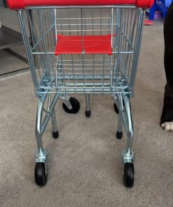 Melissa & Doug Toy Shopping Cart With Sturdy Metal Frame - Toddler Shopping Cart, Pretend Grocery Cart, Supermarket Pretend Play Shopping Cart For Kids Ages 3+ 30 81Az4Bcd rL