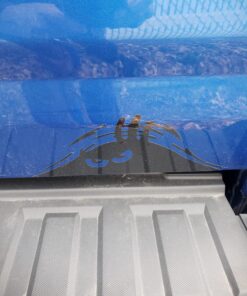 Jackey Awesome® 1 X Peeking Monster Scary Eyes Car Decal/Sticker for Laptop Ipad Window Wall Car Truck Motorcycle (Theft, Black) Theft, Black 14 81AzQ OHWL