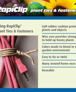 Luster Leaf 859 035307008596 Soft Twist Tie, Brown, 16' Light Duty Soft Wire Tie, Brown, 16' 7 81B 6FKENbL