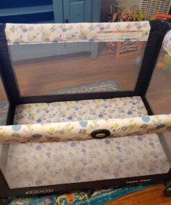 Graco Pack and Play Portable Playard, Push Button Compact Fold, Carnival Pack N Play 42 81B2NafrXPL