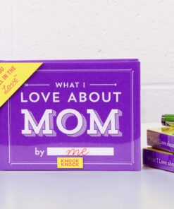 Knock Knock What I Love about Mom Fill in the Love Book Fill-in-the-Blank Gift Journal, 4.5 x 3.25-inches 27 81B2QCdvbmL