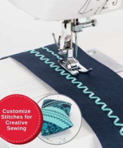 SINGER | 5560 Computerized Sewing Machine with Included Accessory Kit, Hard Cover & Extension Table, 203 Stitch Applications - Perfect for Beginners 5560 Fashion Mate 18 81B30pbJ5LL