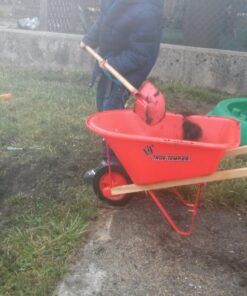 True Temper Poly KPWB10 Kids Wheelbarrow, 1.25-Cubic Foot Capacity 20 81B33peNfbL
