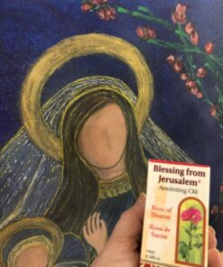 Rose of Sharon Jerusalem Anointing Oil 0.4 fl.oz(12ml)from the Land of the Bible Rose of Sharon 46 81B3MXvBZrL